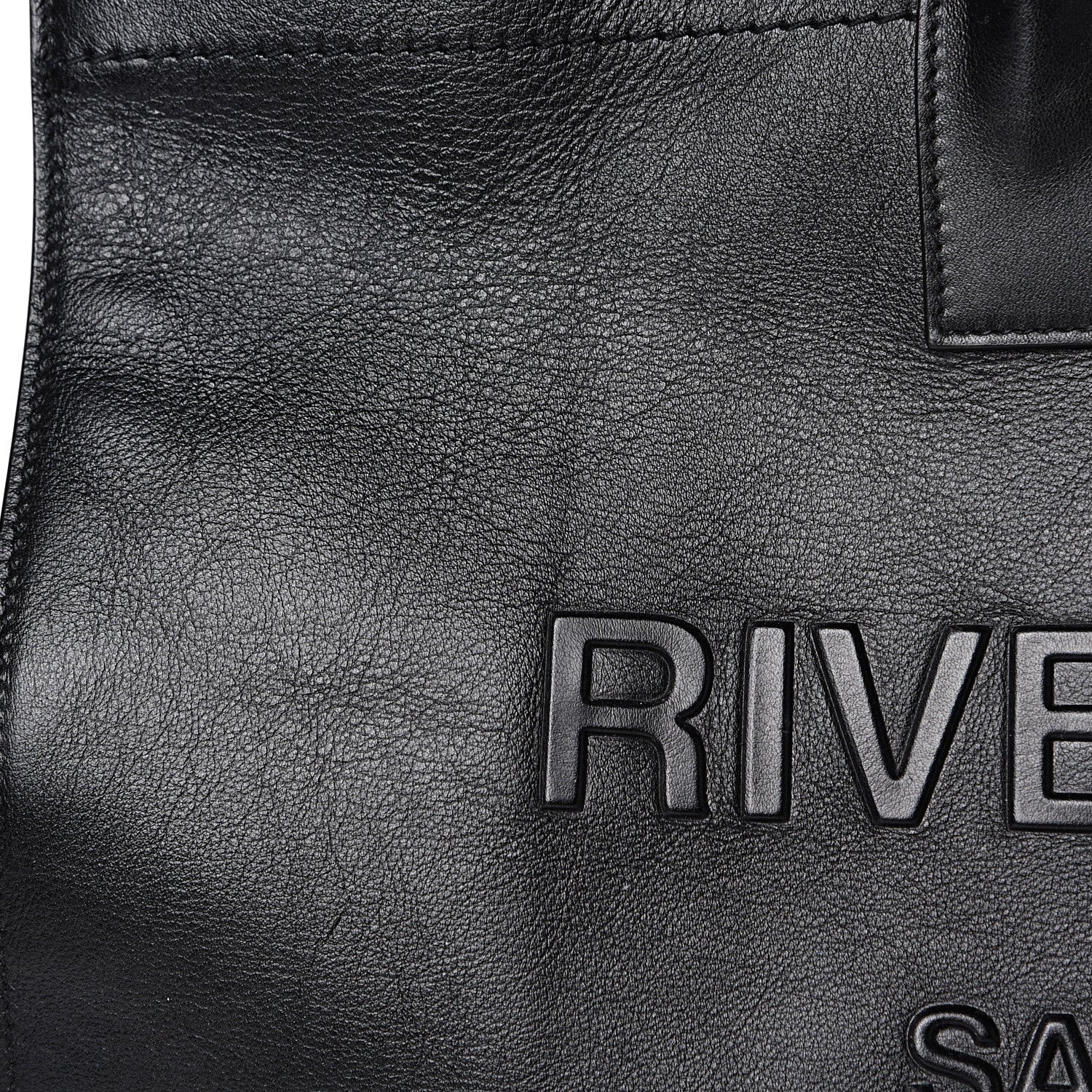 Saint Laurent Vitello Rive Gauche Large Tote Black 10 of 12