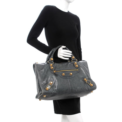 Balenciaga Agneau Giant 21 Gold Hardware Work Anthracite 2 of 9