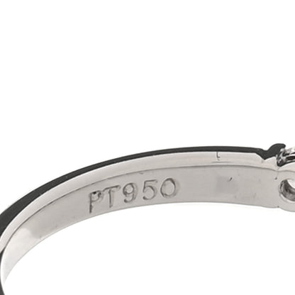 Tiffany Platinum Diamond 2.2mm Half Circle Forever Band Ring 50 5.5 4 of 5