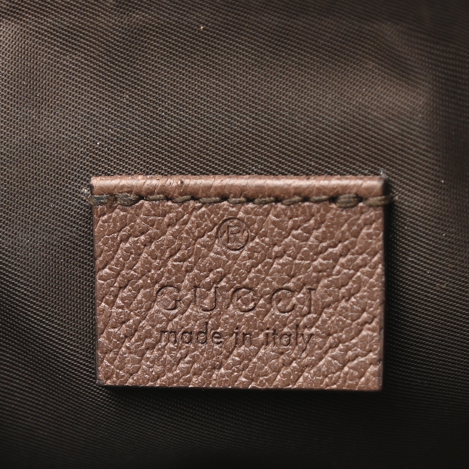 Gucci GG Supreme Monogram Textured Calfskin Web Medium Ophidia Cosmetic Case Beige Ebony New Acero 6 of 8