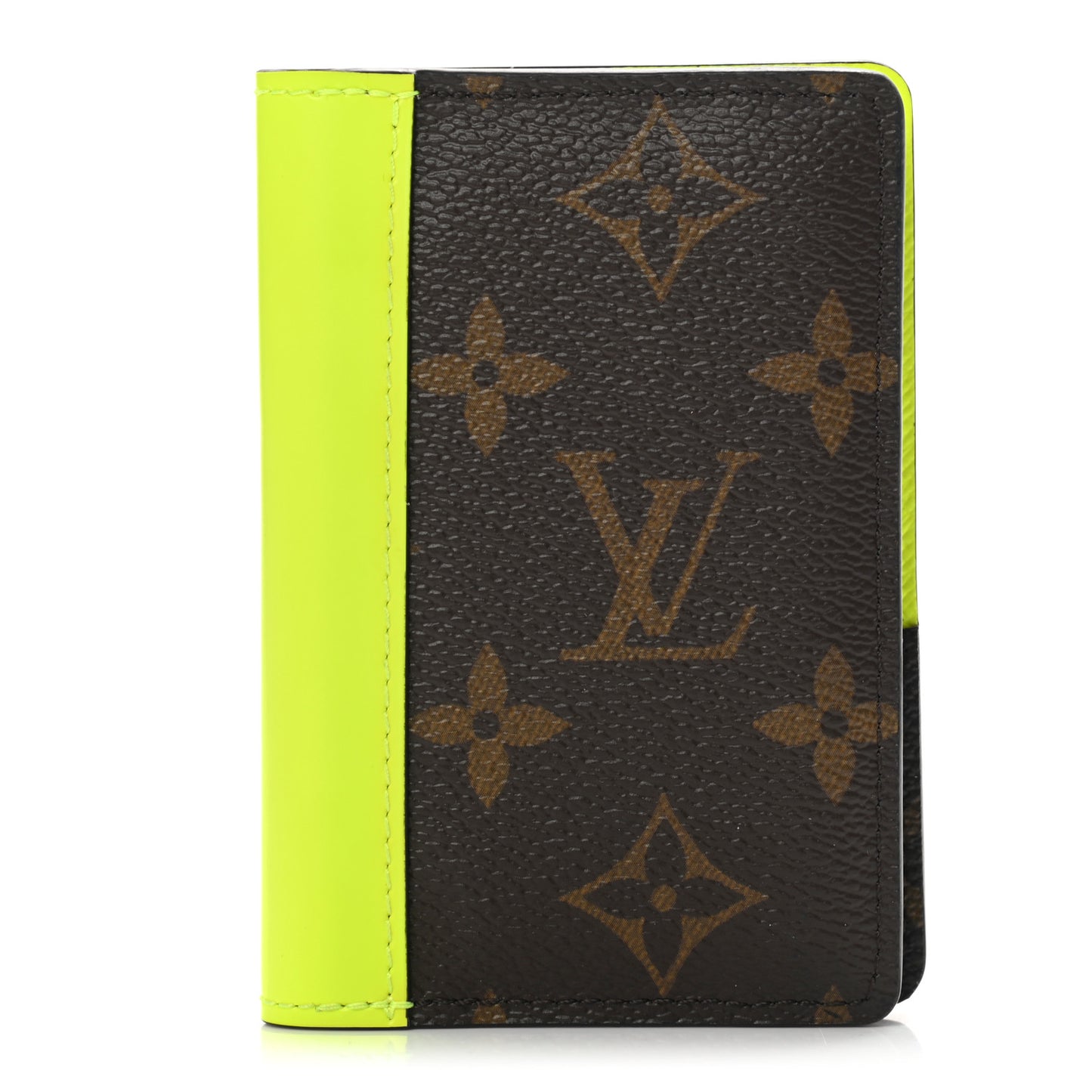 Monogram Pocket Organizer NM Yellow
