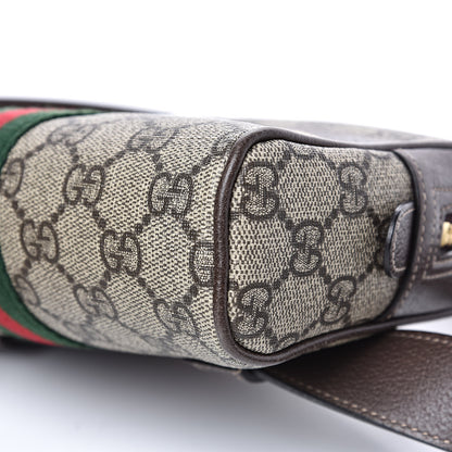 Gucci GG Supreme Monogram Web Small Ophidia Belt Bag 95 38 Dark Brown 10 of 11