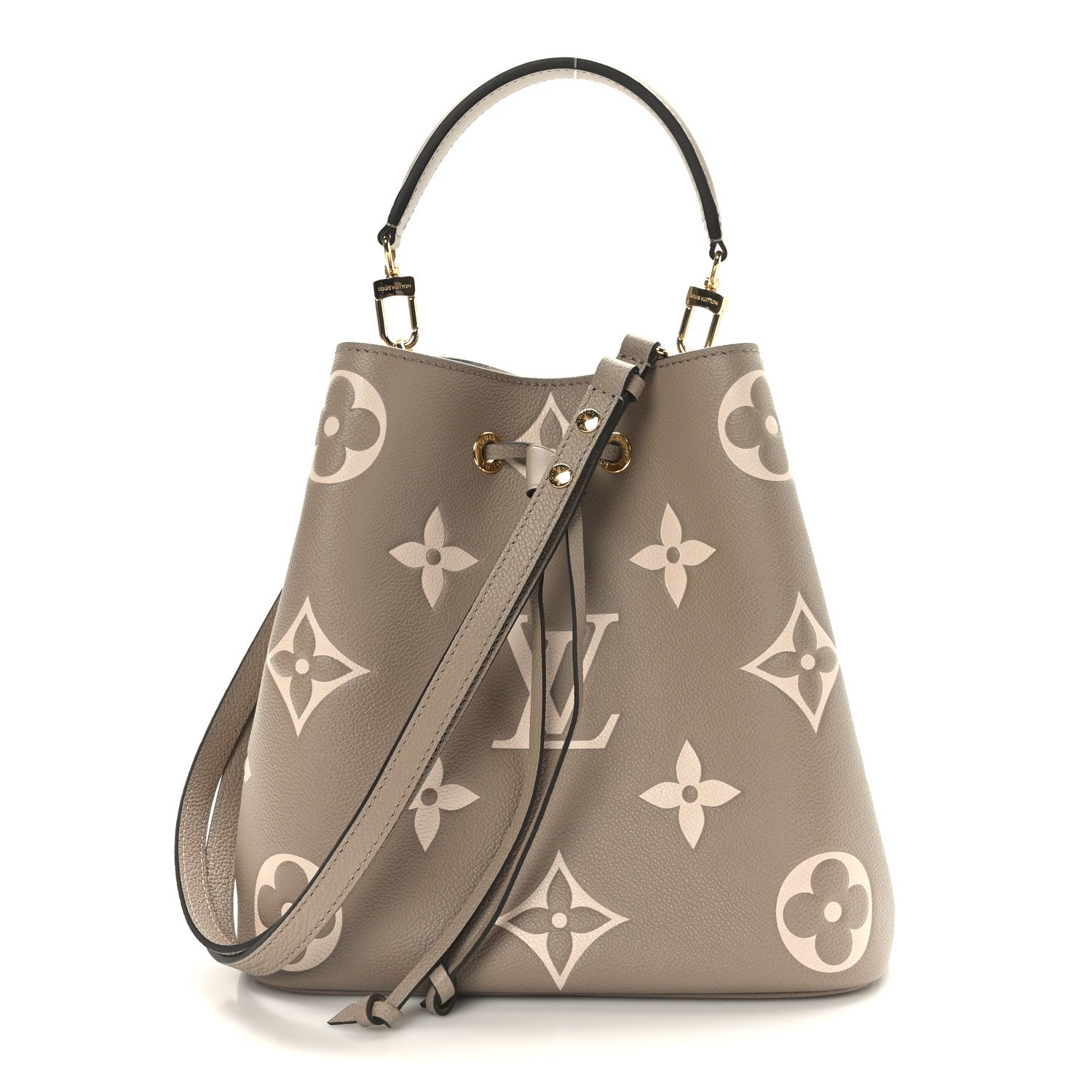 Louis Vuitton Empreinte Monogram Giant Neonoe MM Tourterelle Creme 1 of 11