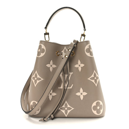 Louis Vuitton Empreinte Monogram Giant Neonoe MM Tourterelle Creme 1 of 11
