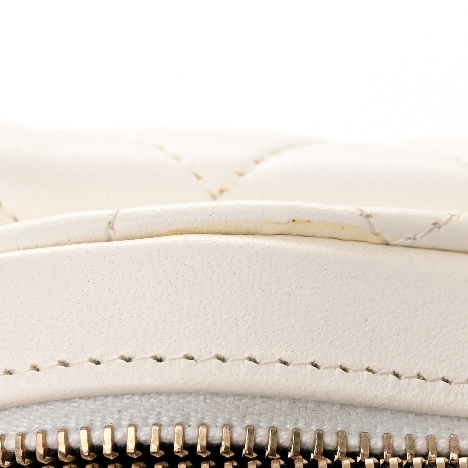 Chanel Lambskin Quilted CC In Love Heart Clutch With Chain White 12 of 13