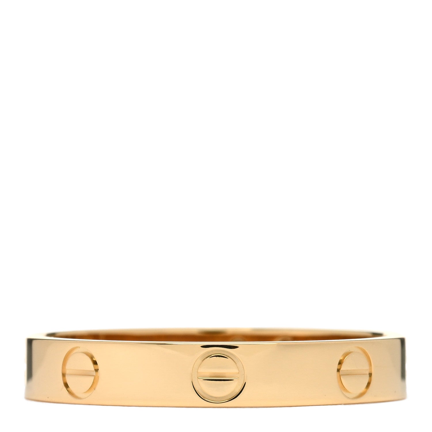 Cartier 18K Yellow Gold 3.5mm LOVE Wedding Band Ring 61 9.5 2 of 3