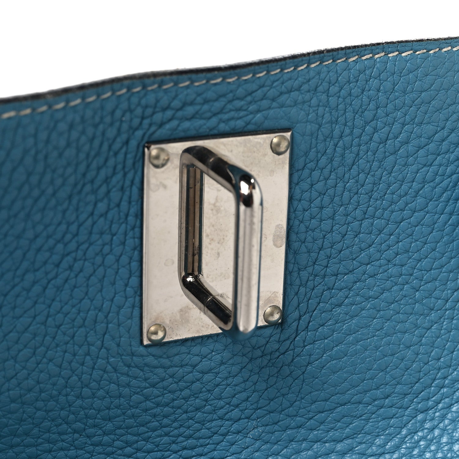 Hermes Taurillon Clemence Jypsiere 34 Blue Jean 17 of 17