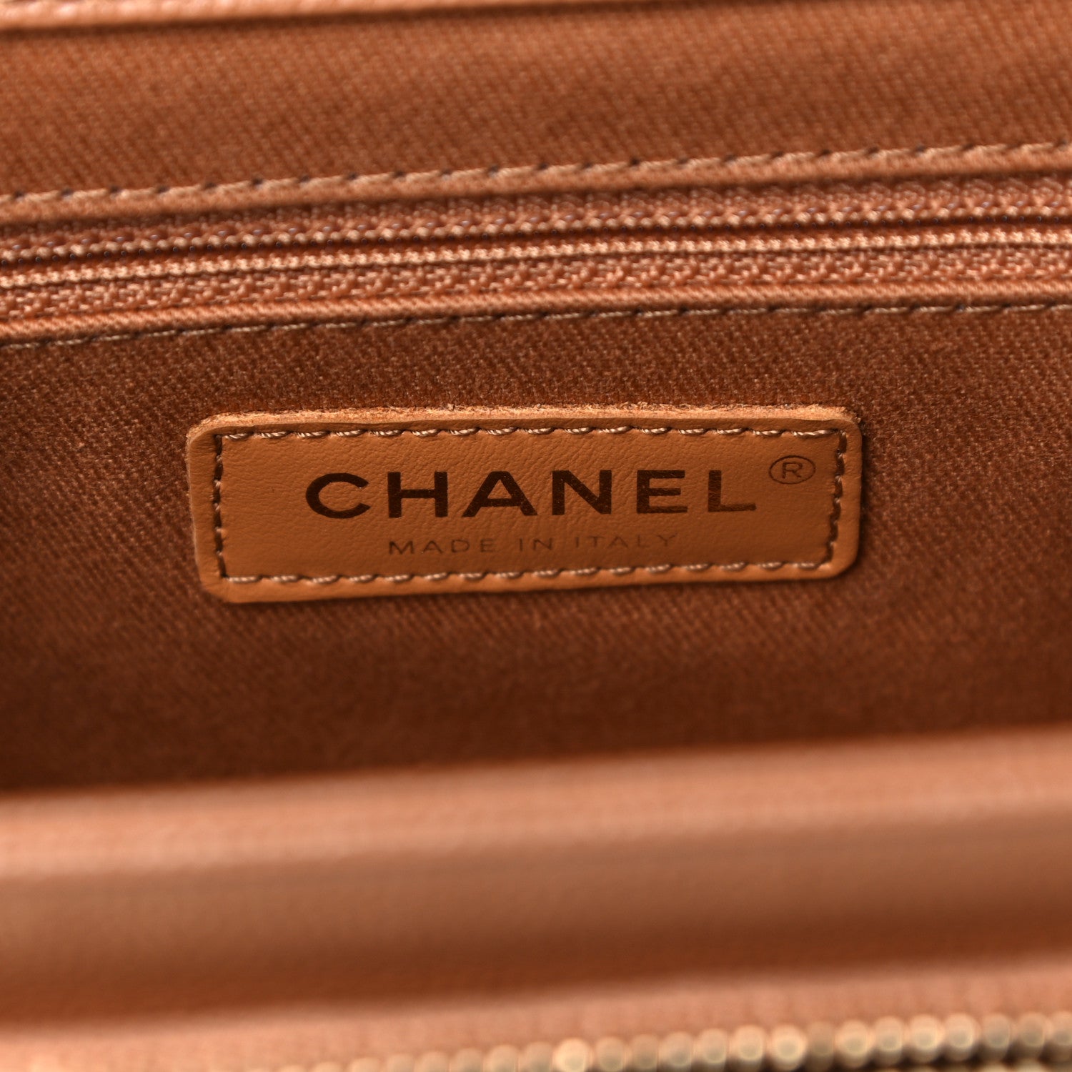 Chanel Caviar Quilted Small Business Affinity Flap Camel 6 of 10