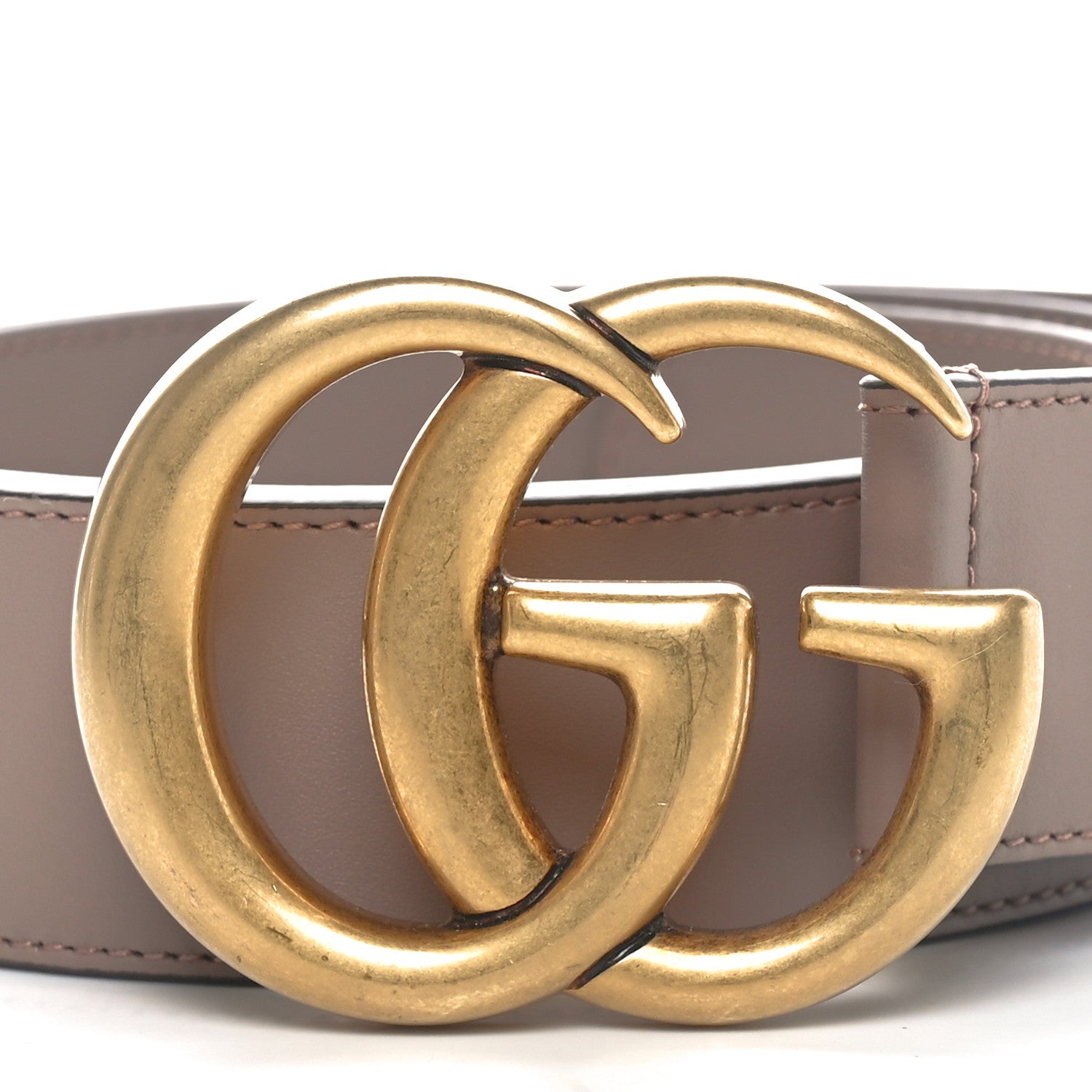 Gucci Calfskin Double G 40mm Belt 90 36 Porcelain Rose 3 of 5