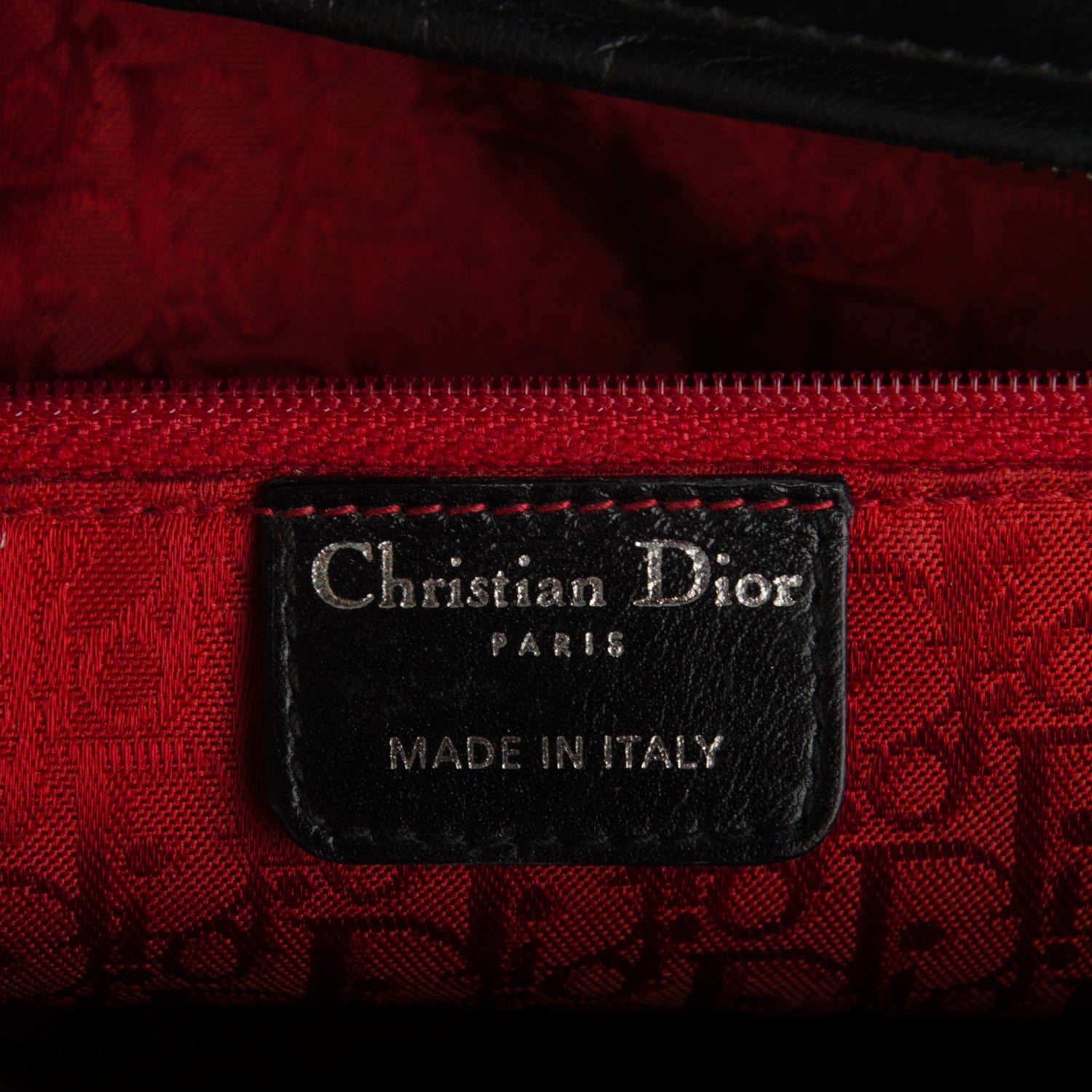 Christian Dior Lambskin Cannage Large Lady Dior Black 6 of 7