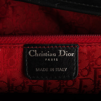 Christian Dior Lambskin Cannage Large Lady Dior Black 6 of 7