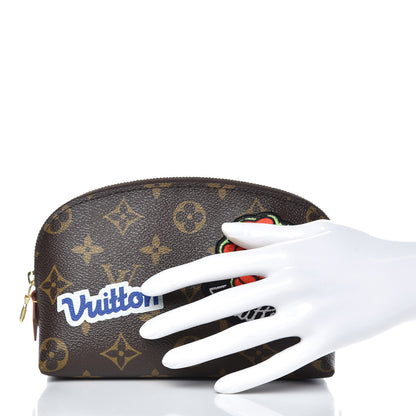 Louis Vuitton Monogram Patches Cosmetic Pouch PM 2 of 6