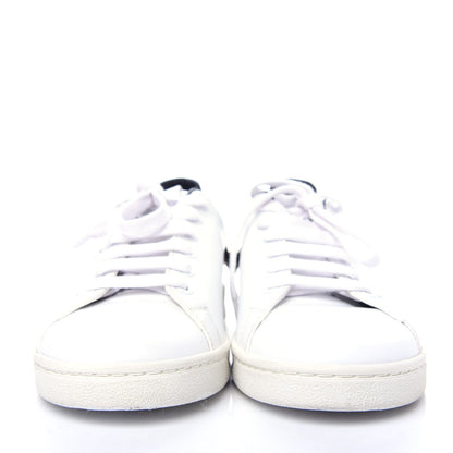 Valentino Garavani Calfskin Womens Backnet Sneakers 37.5 White Black 2 of 10