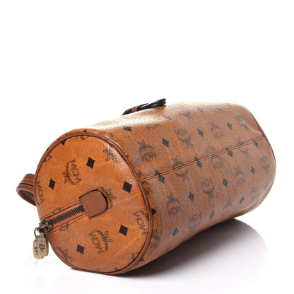 MCM Visetos Barrel Bag Cognac 4 of 12