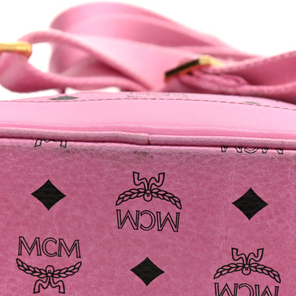 MCM Visetos Side Stud Small Stark Backpack Pink 12 of 12