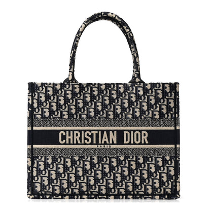 Christian Dior Oblique Medium Book Tote Blue Multicolor 1 of 5