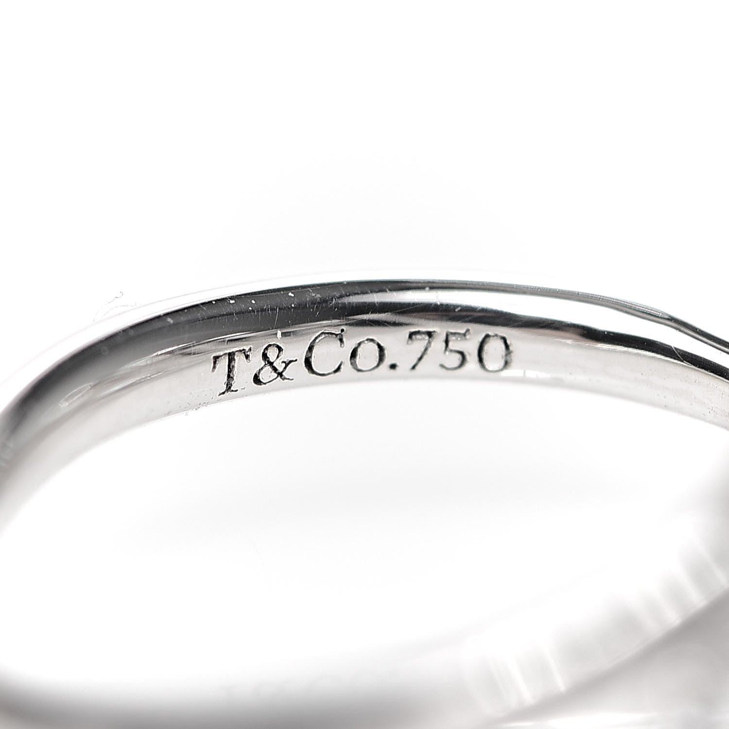 Tiffany 18K White Gold Diamond Paloma's Graffiti Love Ring 47 4 5 of 6
