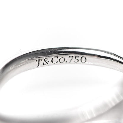 Tiffany 18K White Gold Diamond Paloma's Graffiti Love Ring 47 4 5 of 6