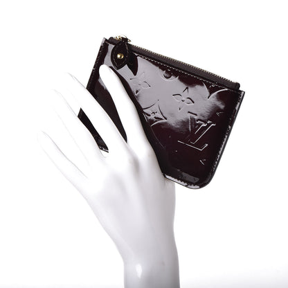Louis Vuitton Vernis Key Pouch NM Amarante 2 of 9