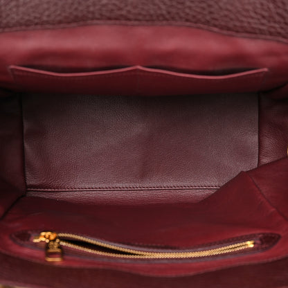 Louis Vuitton Ostrich Lizard Majestueux Tote MM Bordeaux 5 of 18