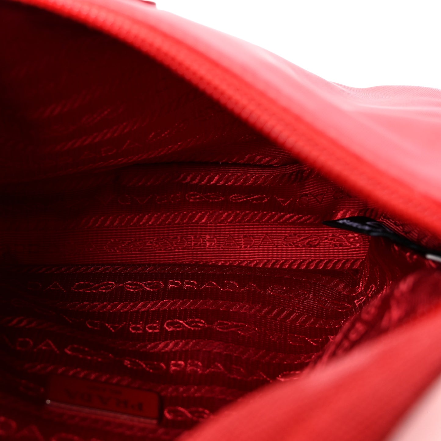 Tessuto Nylon Mini Re-Edition 2000 Bag Rosso