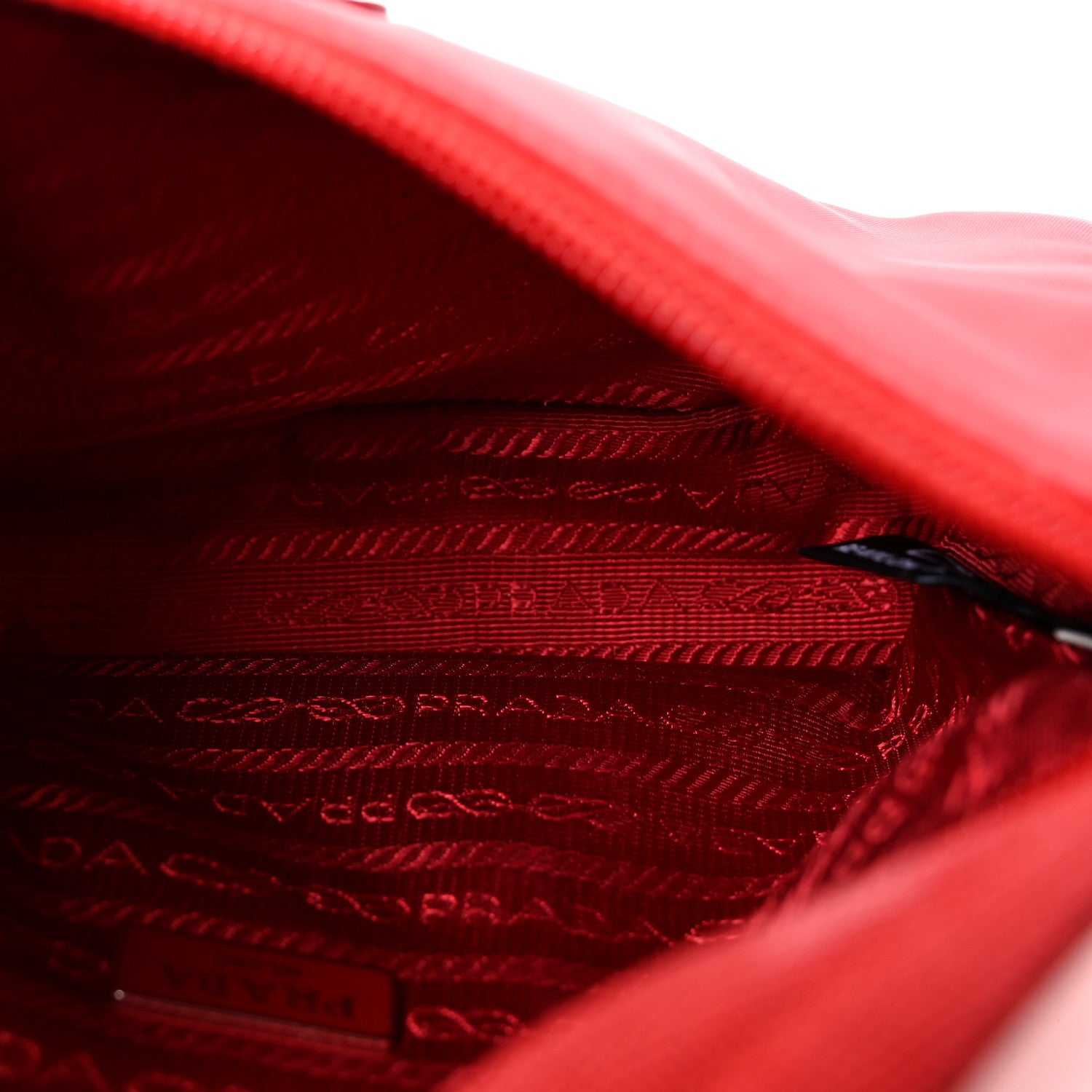 Prada Tessuto Nylon Mini Re-Edition 2000 Bag Rosso 5 of 10