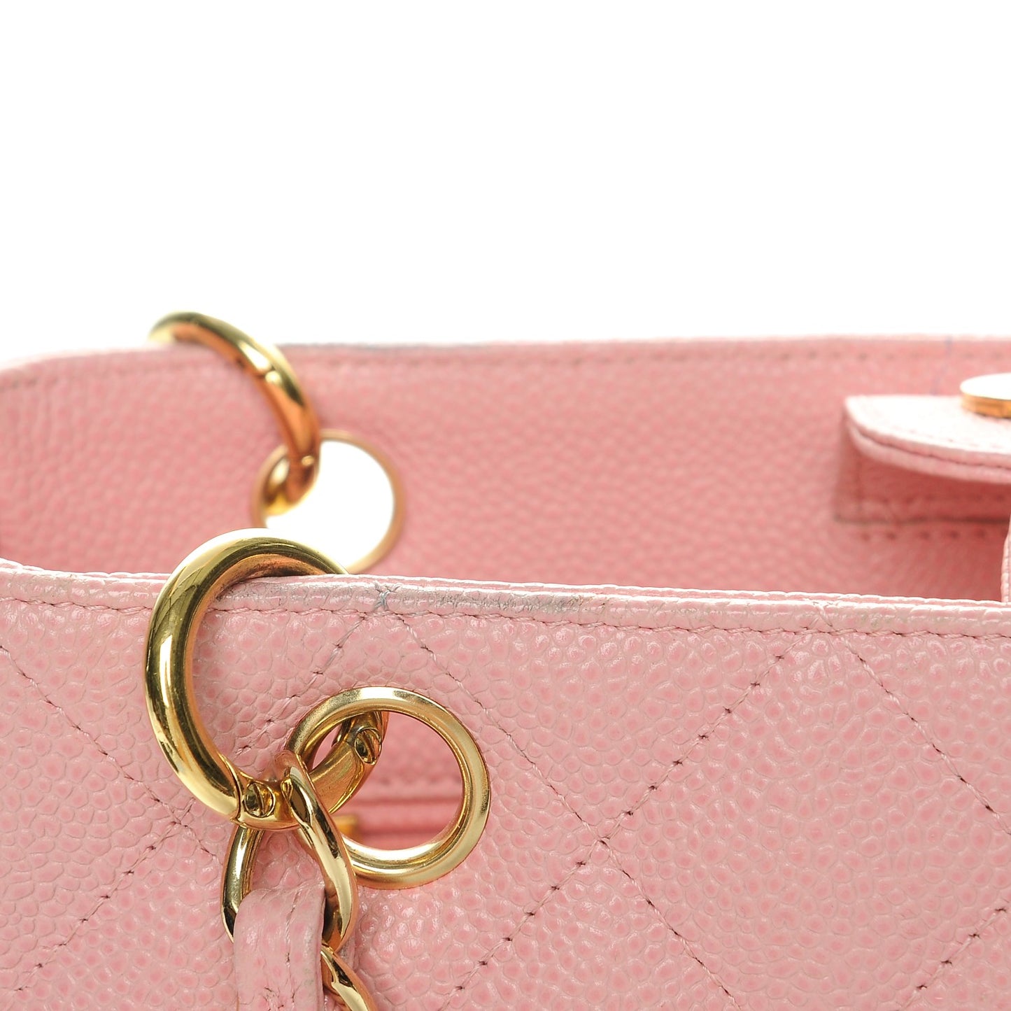 Caviar Petit Shopping Tote PST Pink
