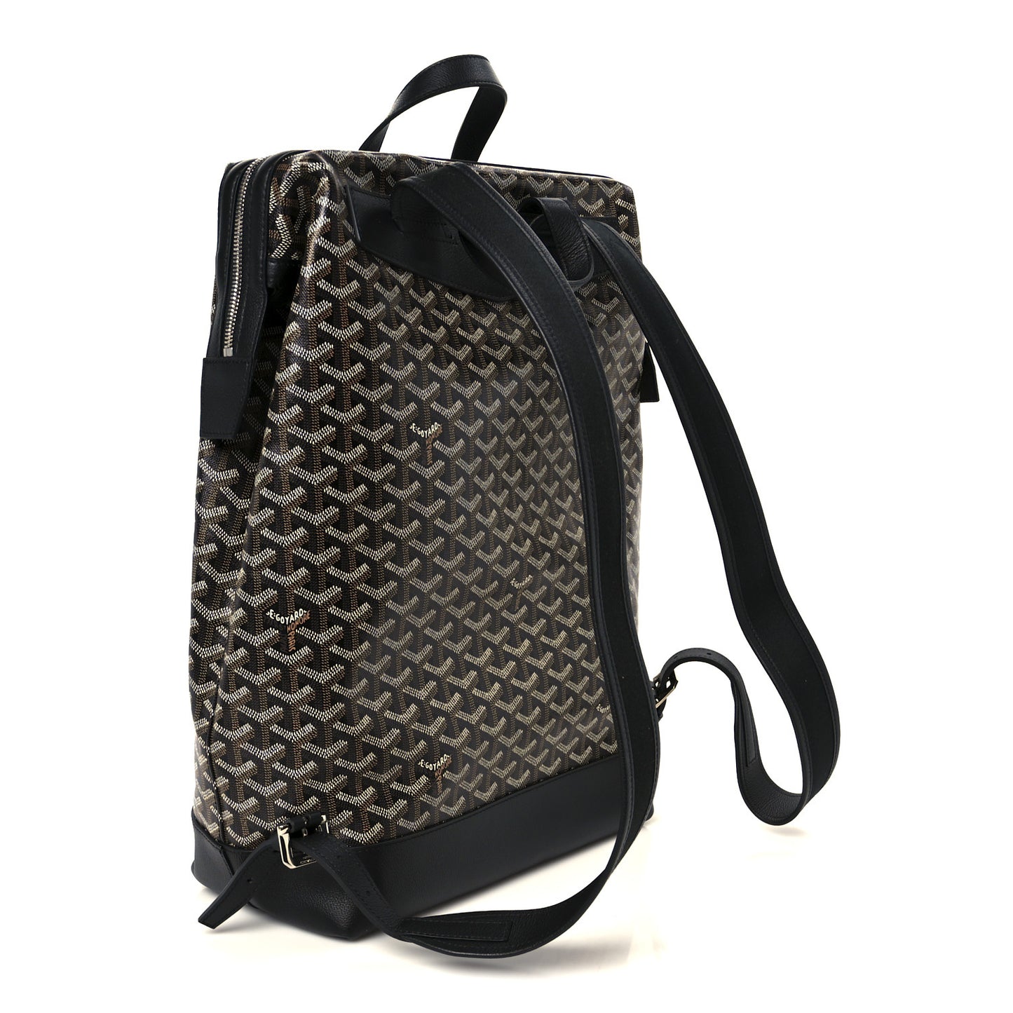 Goyardine Calfskin Cisalpin Backpack Black