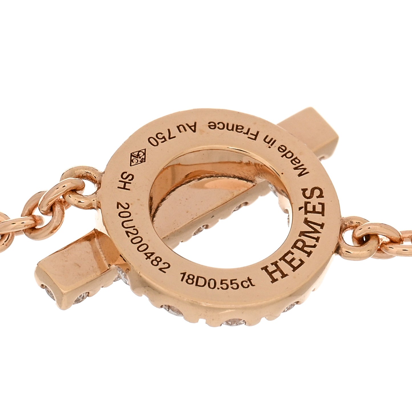 18K Rose Gold Diamond Finesse Bracelet SH