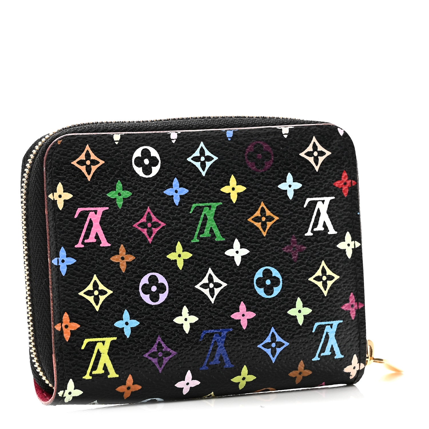 Louis Vuitton Monogram Multicolor Zippy Coin Purse Black Grenade 3 of 6