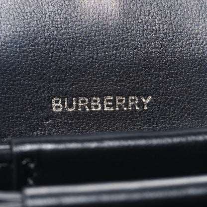 Burberry Calfskin Zebra Wallet on Chain Black White 6 of 11