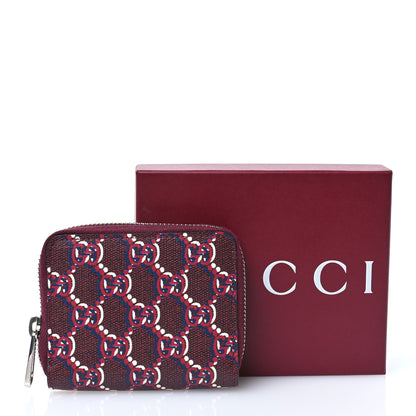 Gucci GG Supreme Shadow Zip Around Wallet Rosso Ancora Red 8 of 8
