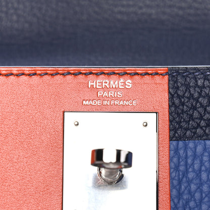 Hermes Togo Kellygraphie Lettre R Kelly Sellier 28 Bleu Nuit Bleu Brighton Terre Battue 5 of 8