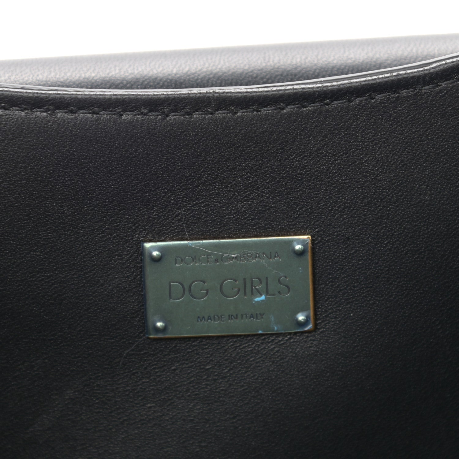 Dolce & Gabbana Nappa DG Girls Shoulder Bag Black 6 of 11