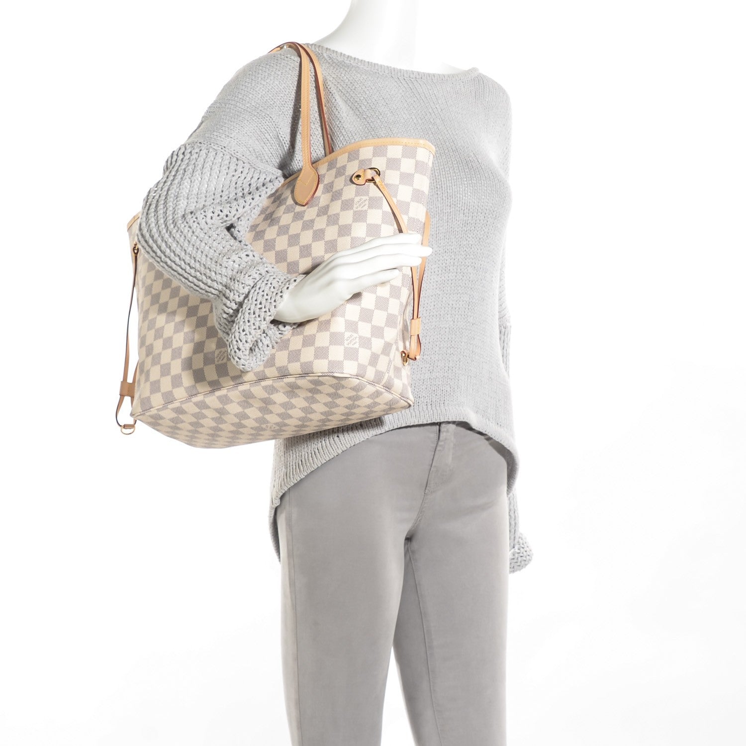 Louis Vuitton Damier Azur Neo Neverfull MM 2 of 8