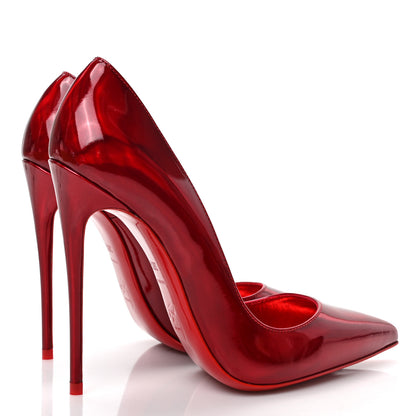 Christian Louboutin Metallic Patent Psychic So Kate 120 Pumps 36.5 Loubi 4 of 8