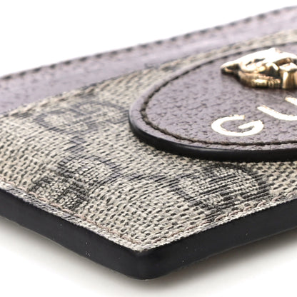 Gucci GG Supreme Monogram Neo Vintage Card Holder Beige Crop New Acero 8 of 10
