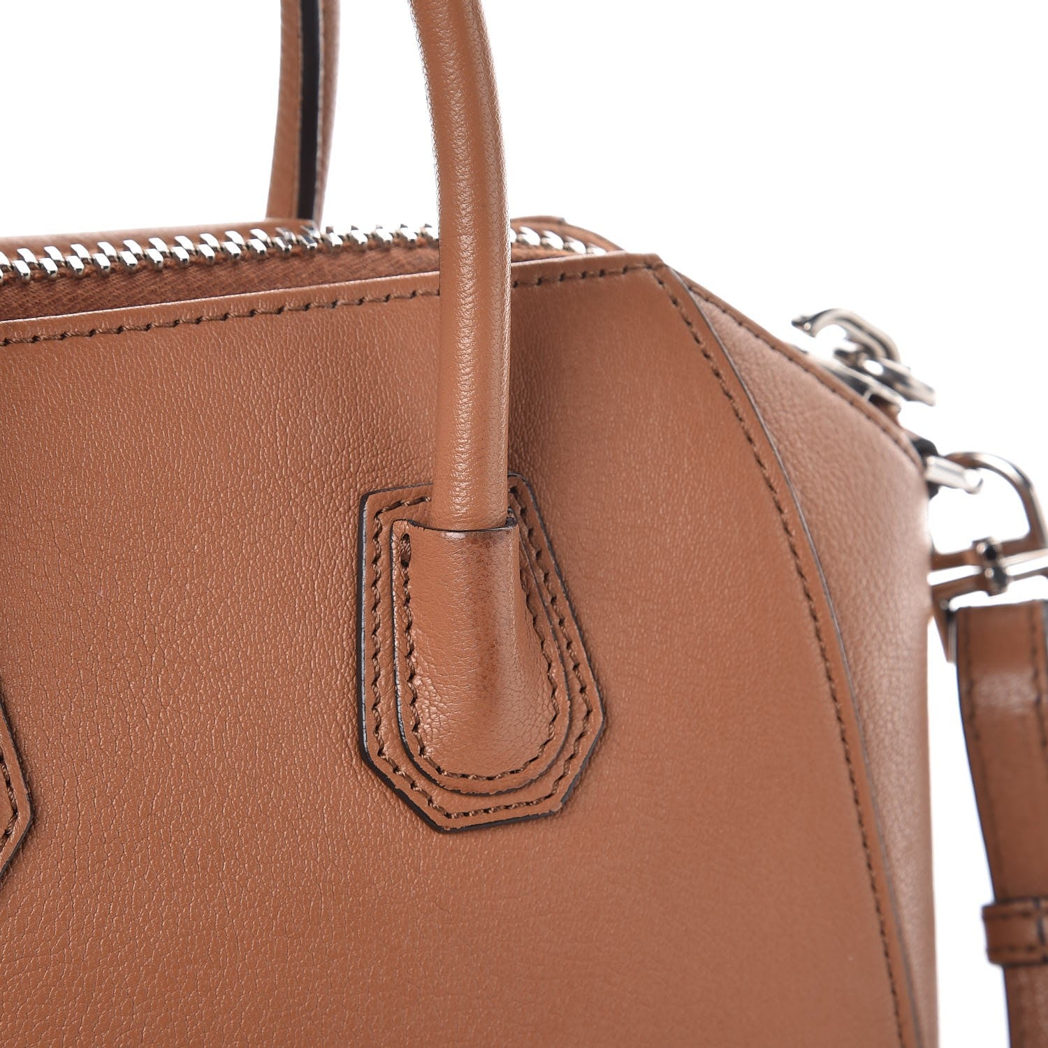 Givenchy Sugar Goatskin Mini Antigona Caramel 10 of 10