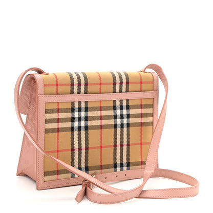 Burberry Grainy Calfskin Vintage Check Small Macken Crossbody Bag Ash Rose 3 of 12
