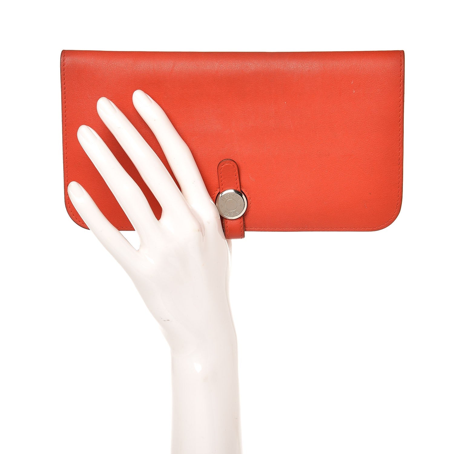 Hermes Swift Dogon Recto Verso Wallet Capucine 2 of 11
