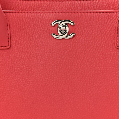 Chanel Calfskin Cerf Executive Shopper Tote Coral 8 of 10