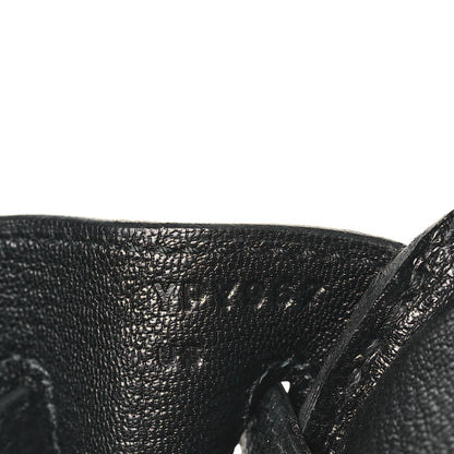 Hermes Togo Birkin 25 Black 7 of 10