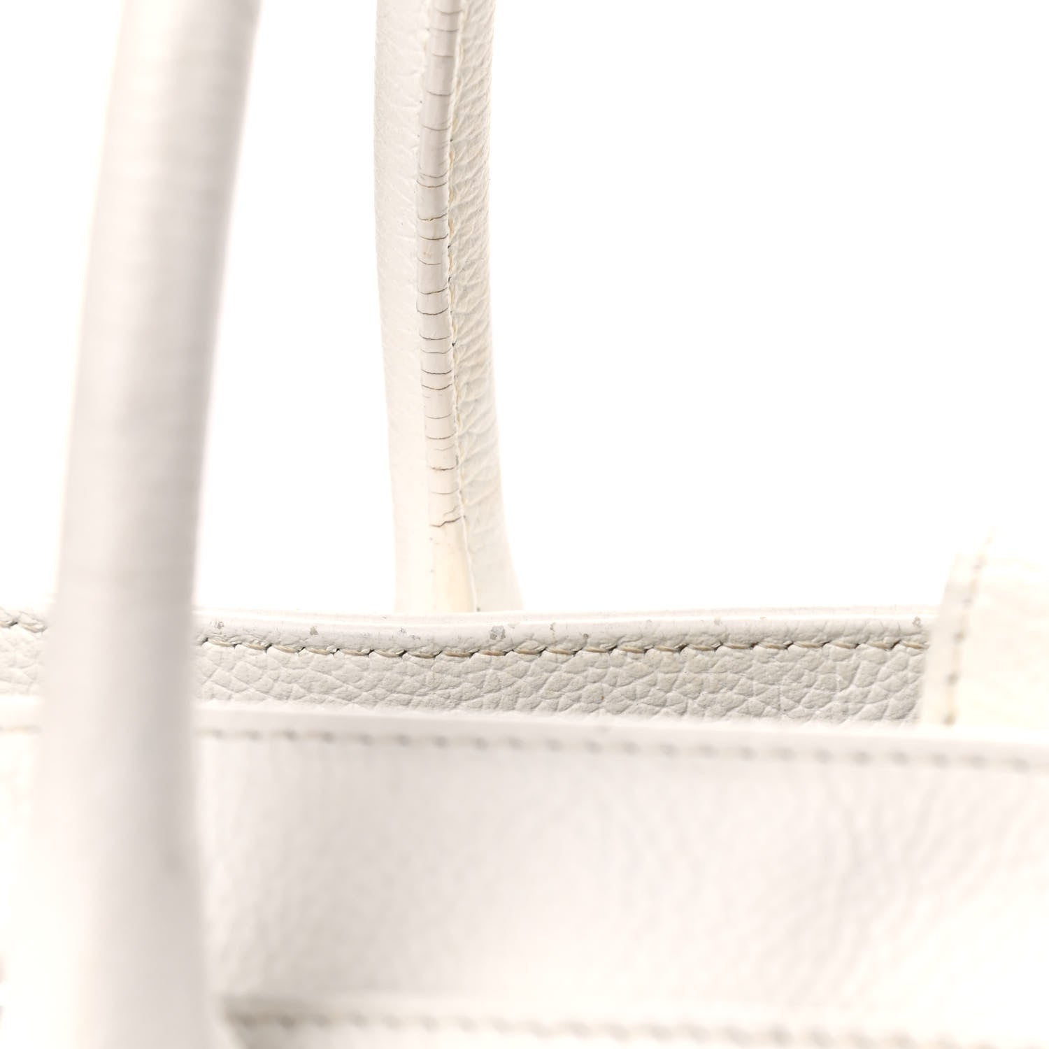 Chanel Calfskin Cerf Executive Shopper Tote White 14 of 24
