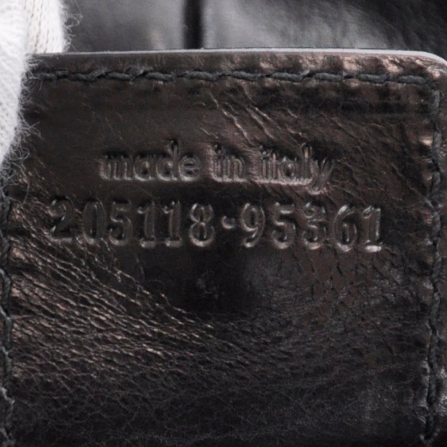 Saint Laurent Leather Medium Mombasa Black 6 of 7