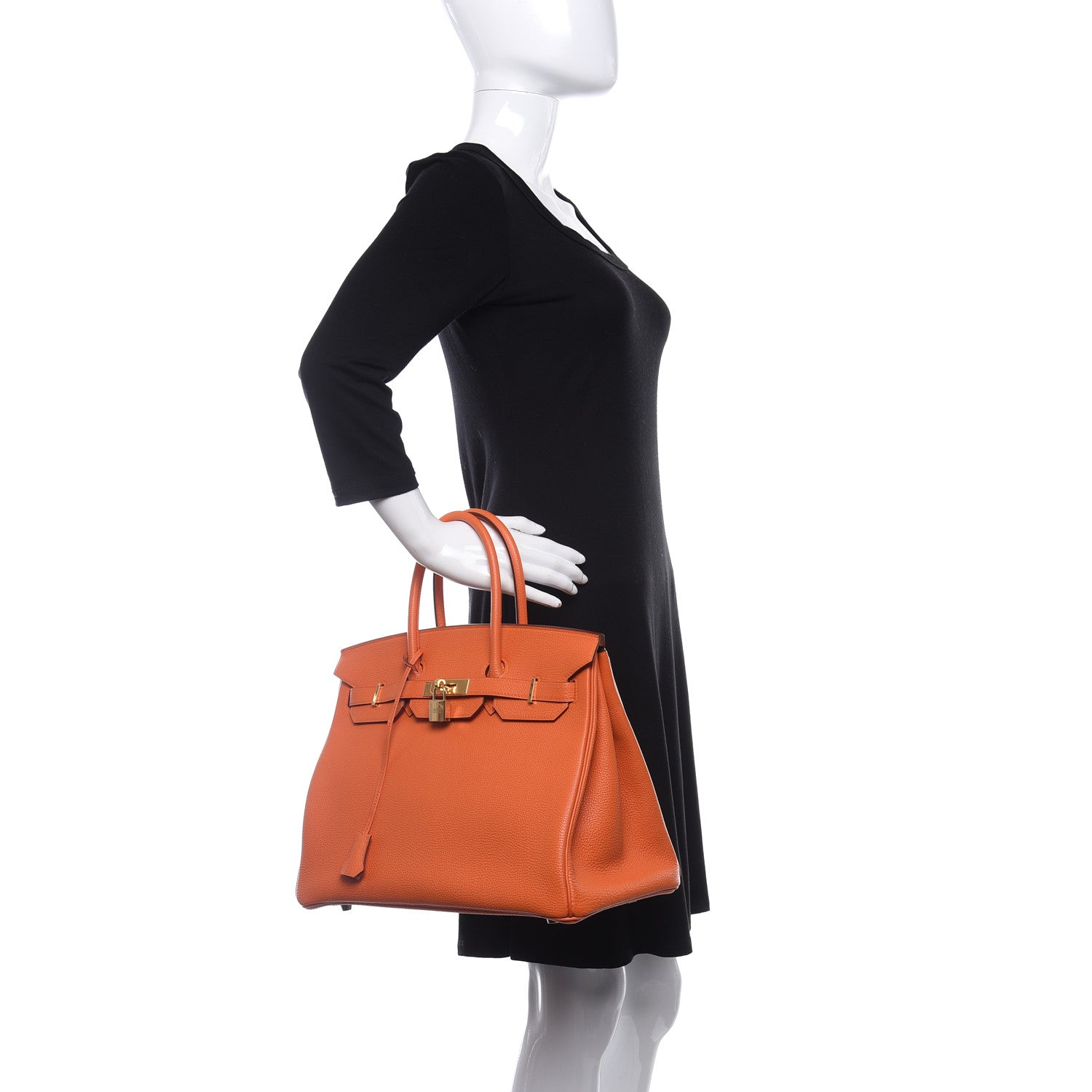 Hermes Togo Birkin 35 Orange 2 of 12