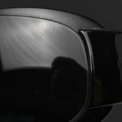 Chanel Acetate CC Sunglasses 4116 Black Black 8 of 9