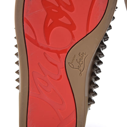 Christian Louboutin Calfskin Mens Lou Spikes Flat Sneakers 42 8 of 8