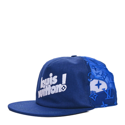 Louis Vuitton Mesh Embroidered Everyday LV Cap 58 Blue 1 of 10