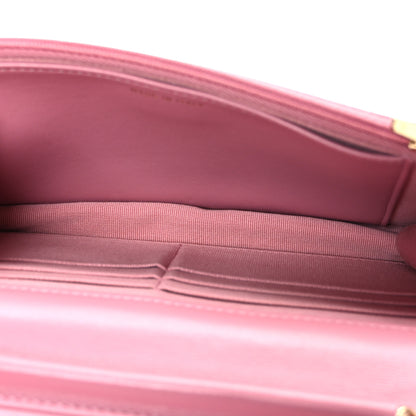 Chanel Tweed Quilted Wallet On Chain WOC Pink 4 of 10