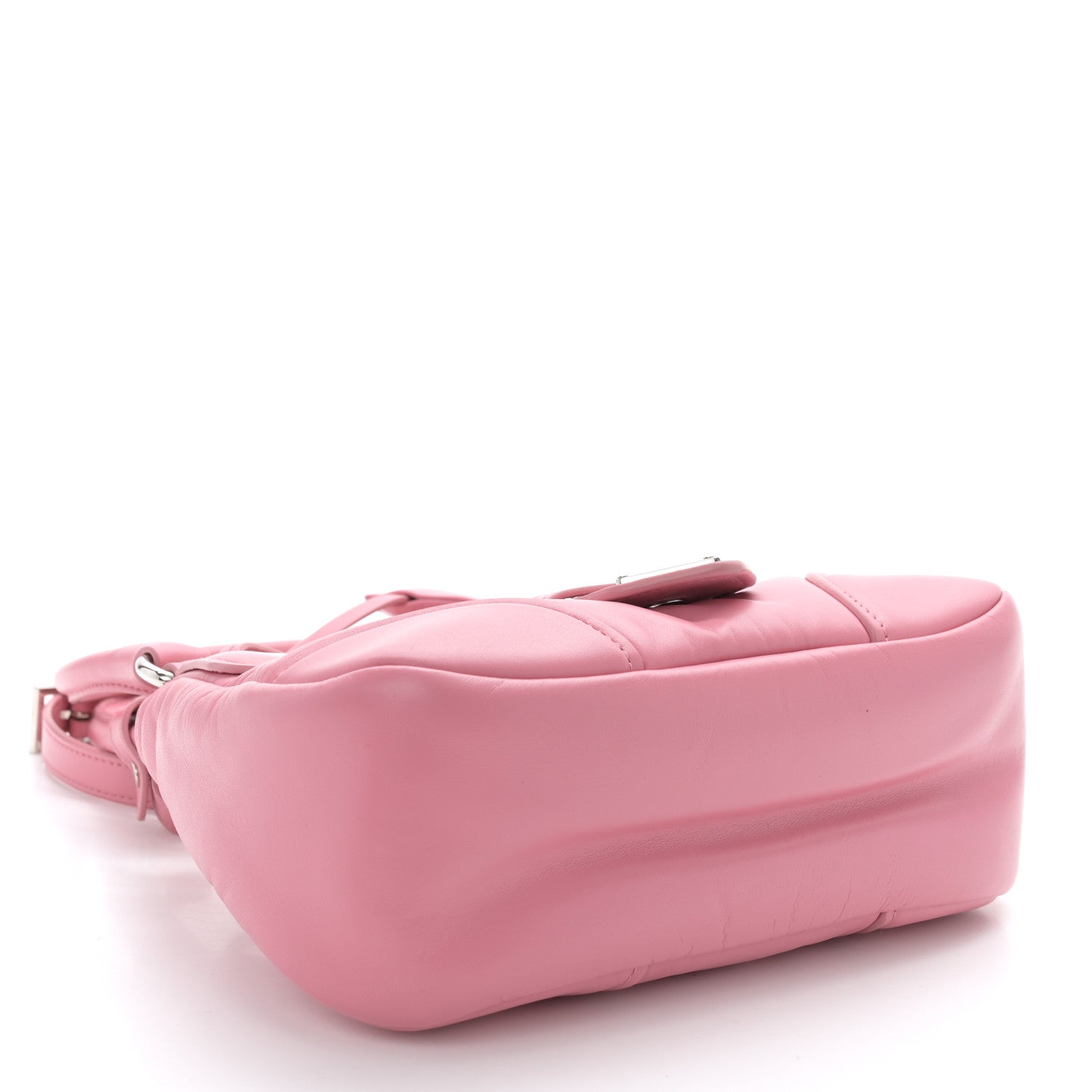 Prada Nappa Soft Padded Re-Edition 2002 Moon Bag Geranio 4 of 9